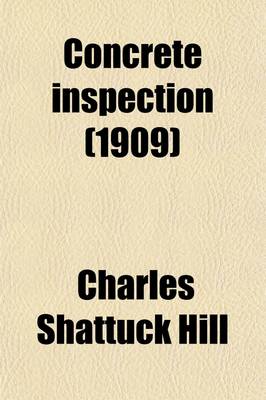 Book cover for Concrete Inspection (1909)