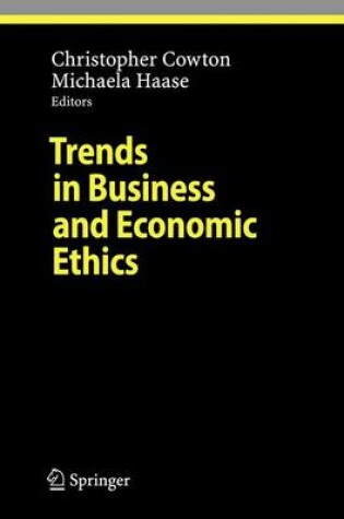 Cover of Trends in Business and Economic Ethics