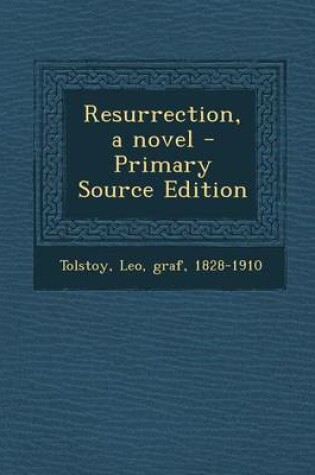 Cover of Resurrection, a Novel