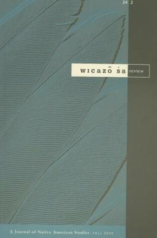 Cover of Wicazo Sa Review 24-2