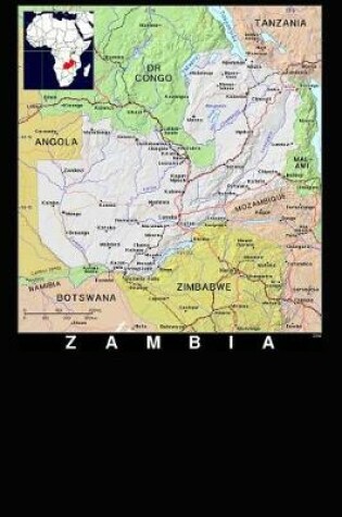 Cover of Modern Day Color Map of Zambia in Africa Journal