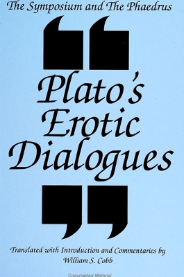 Book cover for The Symposium and the Phaedrus