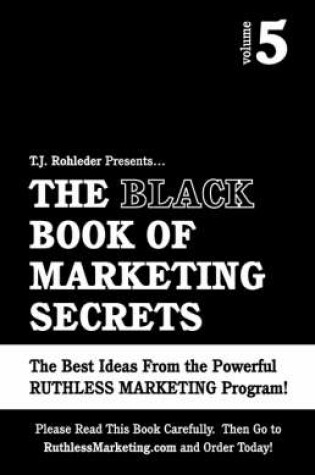 Cover of The Black Book of Marketing Secrets, Vol. 5