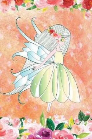 Cover of Journal Notebook Pretty Fairy In Flowers