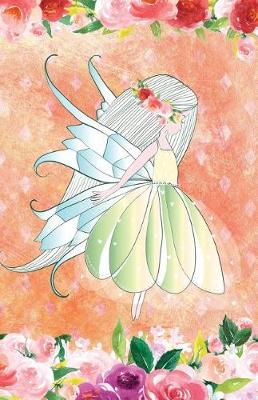 Cover of Journal Notebook Pretty Fairy In Flowers