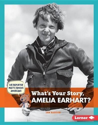 Book cover for What's Your Story, Amelia Earhart?