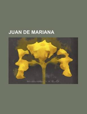 Book cover for Juan de Mariana