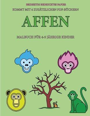 Cover of Malbuch für 4-5 jährige Kinder (Affen)