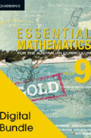 Cover of Essential Mathematics Gold for the Australian Curriculum Year 9 Digital and Cambridge HOTmaths