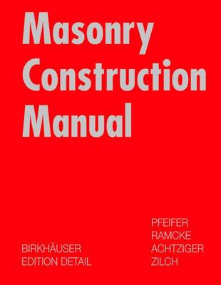 Book cover for Brick and Block Construction Manual