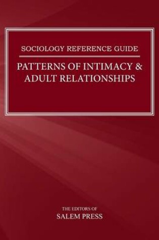 Cover of Patterns of Intimacy & Adult Relationships