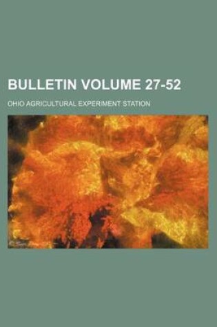 Cover of Bulletin Volume 27-52