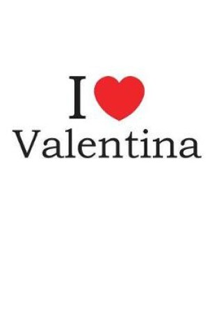 Cover of I Love Valentina