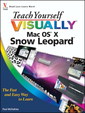 Book cover for Teach Yourself VISUALLY Mac OS X Snow Leopard