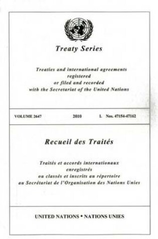 Cover of Treaty Series 2647