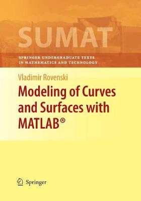 Cover of Modeling of Curves and Surfaces with MATLAB (R)