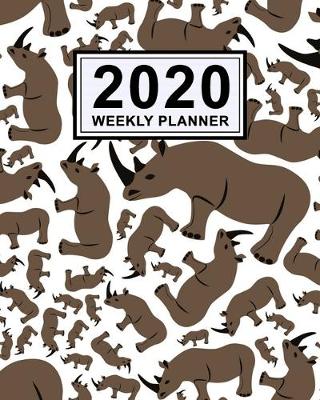 Book cover for Rhino Weekly Planner 2020