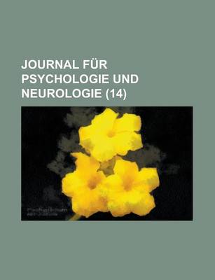 Book cover for Journal Fur Psychologie Und Neurologie (14)