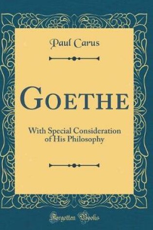 Cover of Goethe