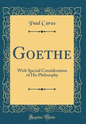 Book cover for Goethe