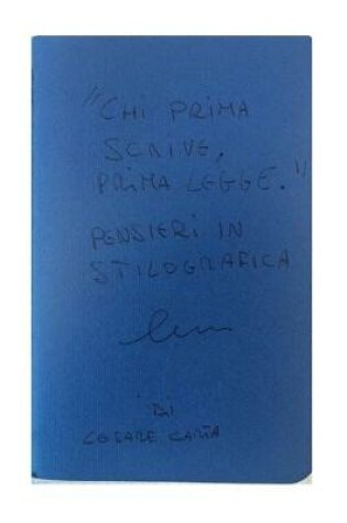 Cover of Chi prima scrive, prima legge