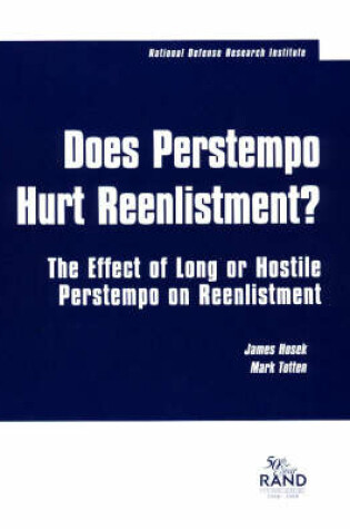 Cover of Does Perstempo Hurt Reenlistment?