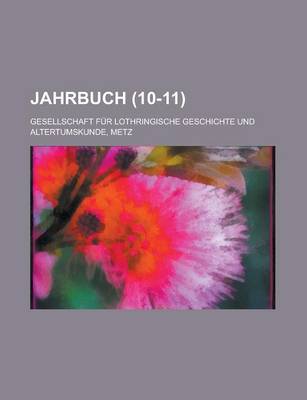 Book cover for Jahrbuch (10-11)