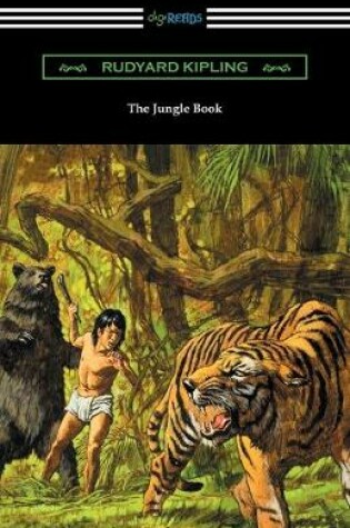 Cover of The Jungle Book (Illustrated by John L. Kipling, William H. Drake, and Paul Frenzeny)