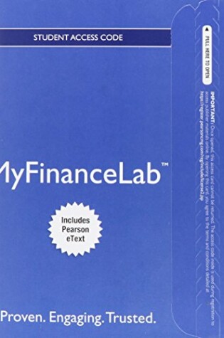 Cover of NEW MyFinanceLab with Pearson eText -- Standalone Access Card -- for Corporate Finance