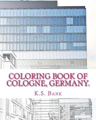 Book cover for Coloring Book of Cologne, Germany.
