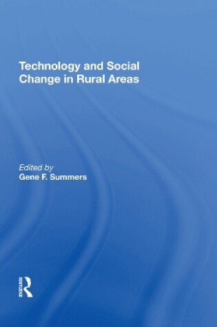 Cover of Technology And Social Change In Rural Areas