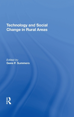 Book cover for Technology And Social Change In Rural Areas