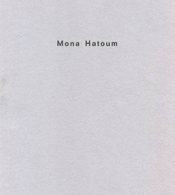 Book cover for Mona Hatoum