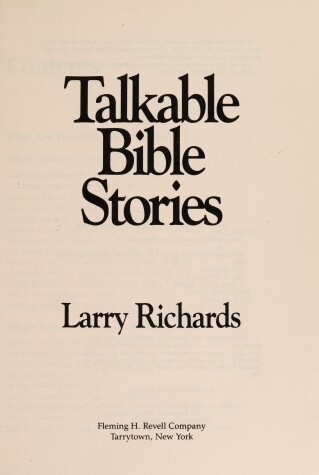 Book cover for Talkable Bible Stories