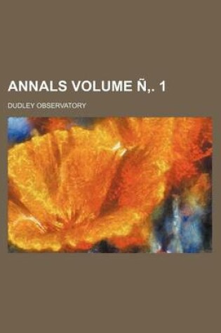 Cover of Annals Volume N . 1