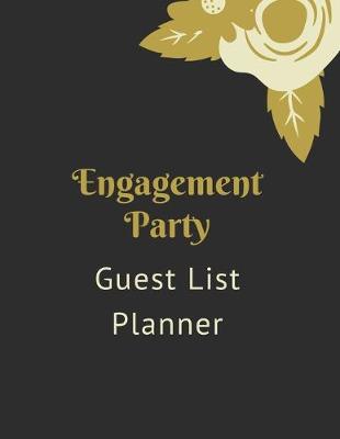 Book cover for Engagement Party Guest List Planner