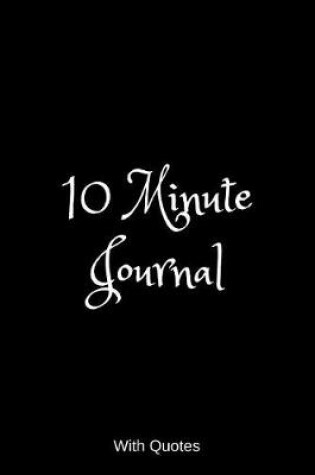 Cover of 10 minute journal