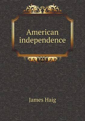 Book cover for American independence