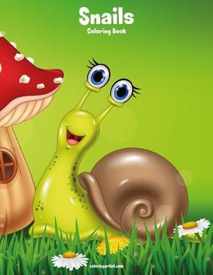 Book cover for Snails Coloring Book 1