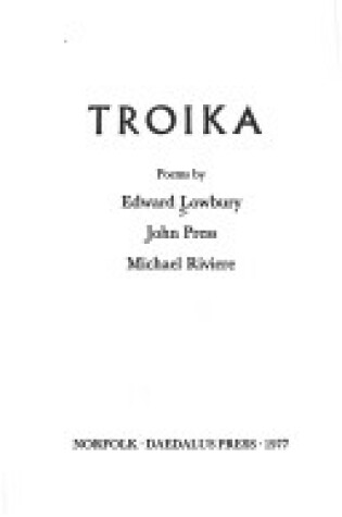 Cover of Troika