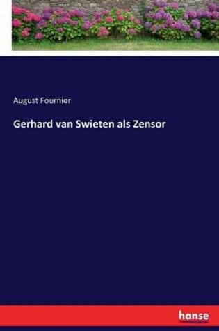 Cover of Gerhard van Swieten als Zensor