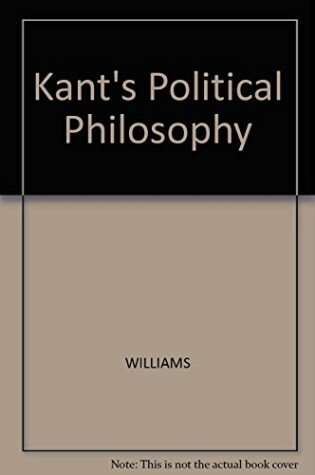 Cover of Kants Political Philosophy CB