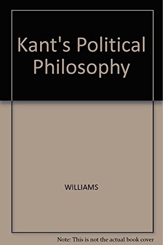 Book cover for Kants Political Philosophy CB