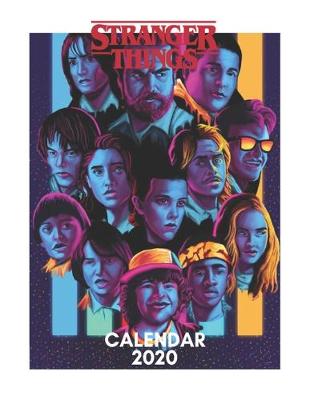 Book cover for Stranger Things Calendar 2020