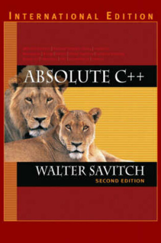 Cover of Online Course pack:Absolute C++ (International Edition) with Codemate Student Access Kit