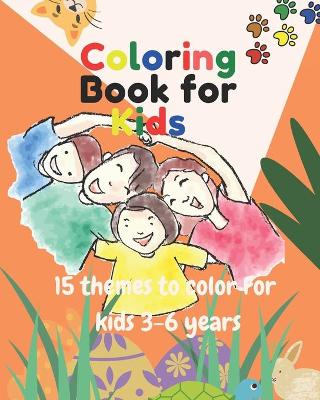 Book cover for Coloring book For kids