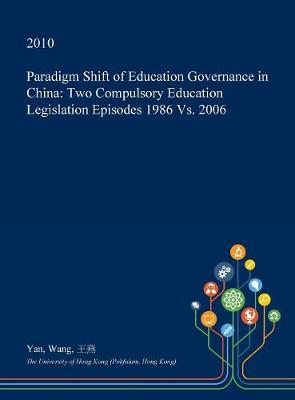 Book cover for Paradigm Shift of Education Governance in China