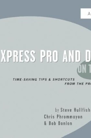 Cover of Avid Xpress Pro and DV On the Spot