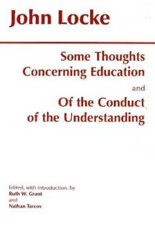 Cover of Some Thoughts Concerning Education and of the Conduct of the Understanding