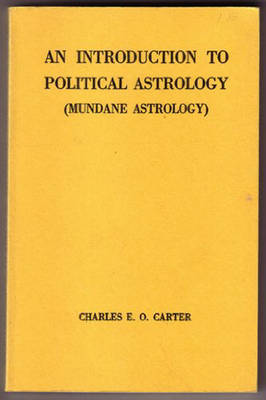 Book cover for An Introduction To Political Astrology